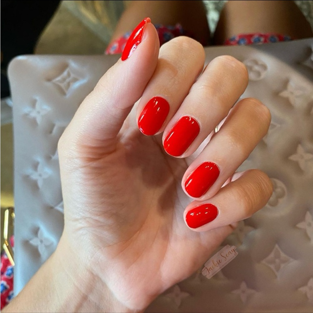 Color Street: Carmine Shine | Red Crimson Fall Classic Solid Winter Summer